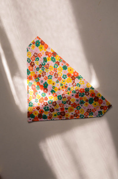 Wildflowers Organic Cotton Dog Bandana