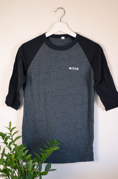 Witch Screen Print Raglan Tee
