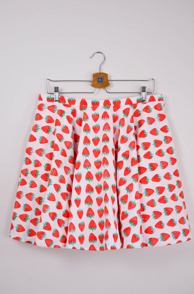 Strawberry Jammer Organic Cotton Skirt