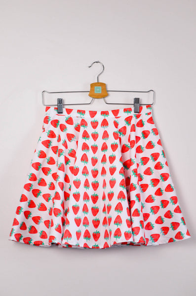 Strawberry Jammer Organic Cotton Skirt