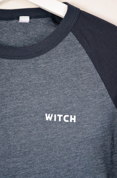 Witch Screen Print Raglan Tee