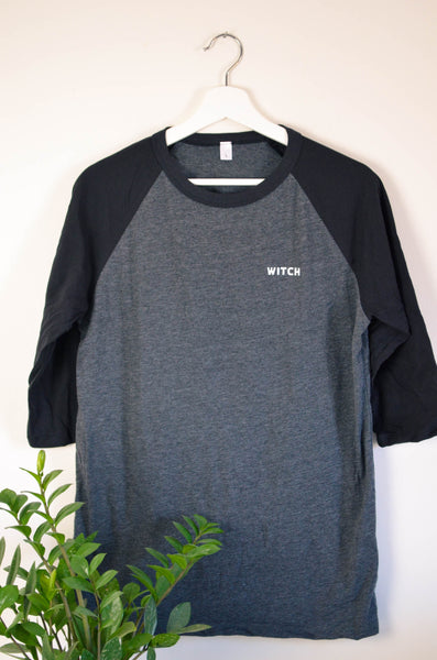 Witch Screen Print Raglan Tee