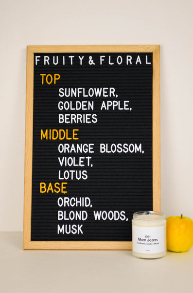 Mom Jeans Scented Soy Candle 7.2 oz