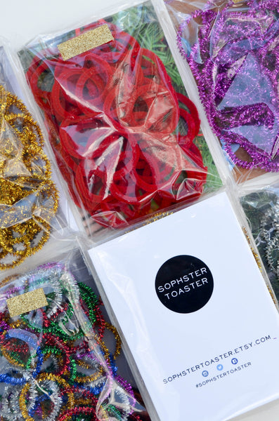 Retro Christmas Garland