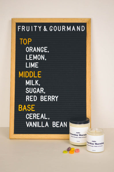 Saturday Morning Scented Soy Candle 7.2 oz