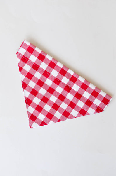 Reversible Picnic Organic Cotton Dog Bandana