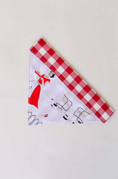 Reversible Picnic Organic Cotton Dog Bandana