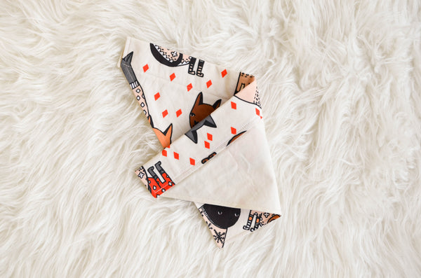 Sweater Weather Cotton Dog Bandana