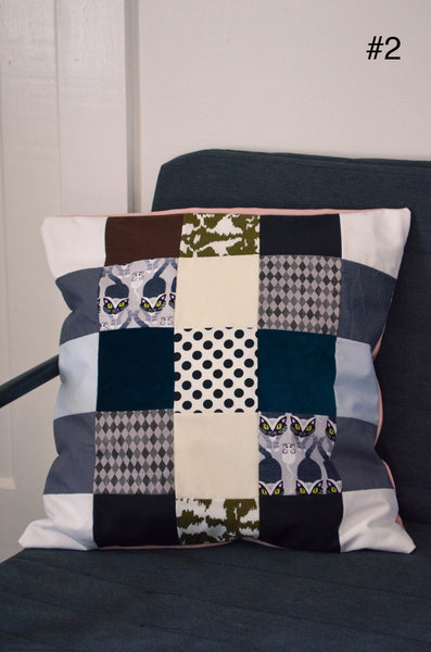 Recycled Patchwork Cushion Cover