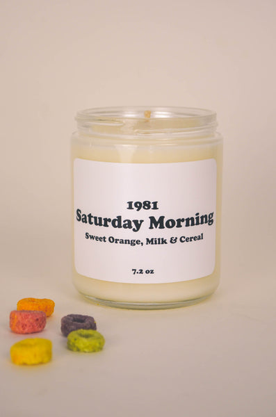 Saturday Morning Scented Soy Candle 7.2 oz