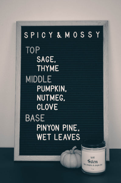 Salem Scented Soy Candle 7.2 oz