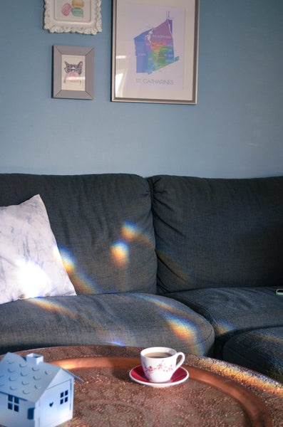 Marble Cotton Twill Cushion Cover