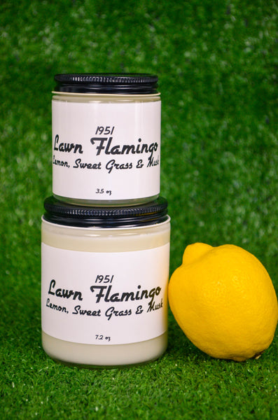 Lawn Flamingo Scented Soy Candle 7.2 oz