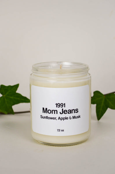 Mom Jeans Scented Soy Candle 7.2 oz