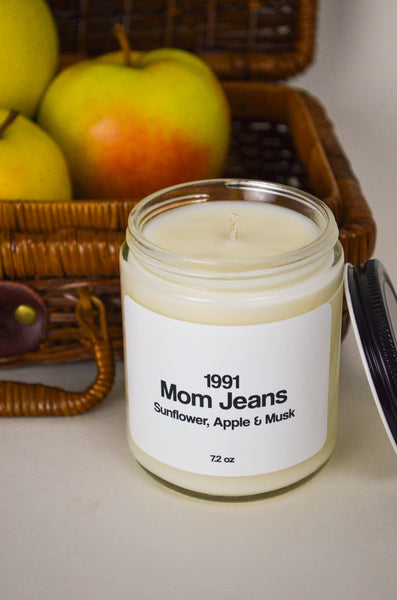 Mom Jeans Scented Soy Candle 7.2 oz