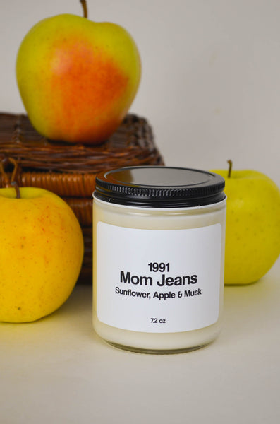Mom Jeans Scented Soy Candle 7.2 oz