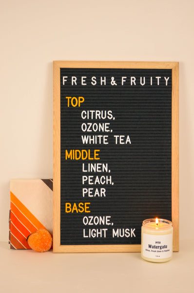 Watergate Wood Wick Scented Soy Candle 7.2 oz