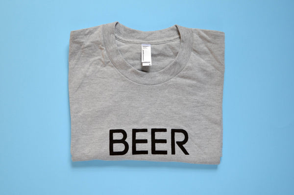Beer Unisex Screen Print Tee