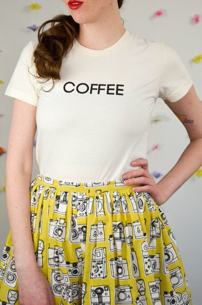 Coffee Screen Print Tee