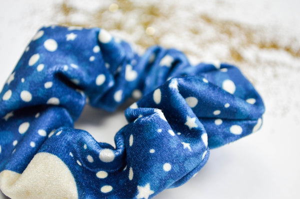 Night Skies Velvet Scrunchie