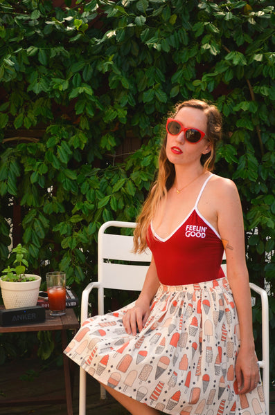 Ice Scream Organic Cotton Skirt