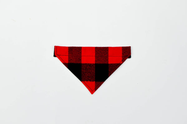 Buffalo Plaid Flannel Dog Bandana