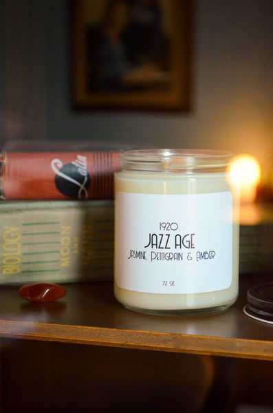 Jazz Age Wood Wick Scented Soy Candle 8oz