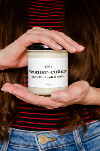 Counter-culture Wood Wick Scented Soy Candle 8oz