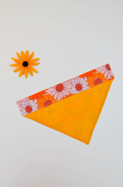 Sunflowers Organic Cotton Dog Bandana