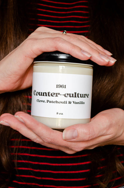 Counter-culture Wood Wick Scented Soy Candle 8oz