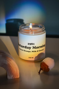 Saturday Morning Scented Soy Candle 3.5 oz