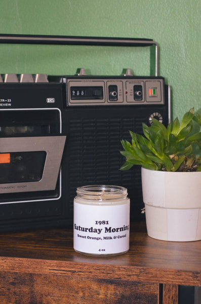 Saturday Morning Scented Soy Candle 4oz