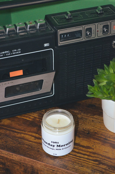 Saturday Morning Scented Soy Candle 4oz