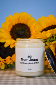 Mom Jeans Scented Soy Candle 7.2 oz