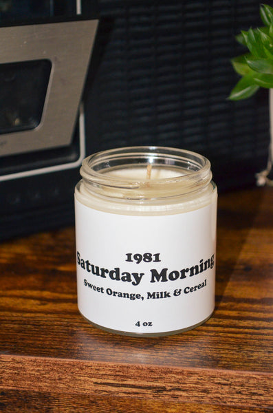 Saturday Morning Scented Soy Candle 4oz
