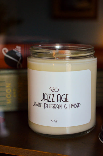 Jazz Age Wood Wick Scented Soy Candle 8oz