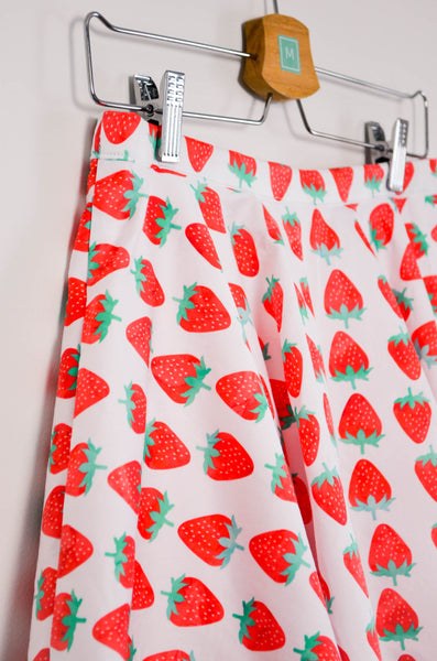 Strawberry Jammer Organic Cotton Skirt