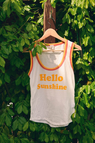 Hello Sunshine Screen Print Tank
