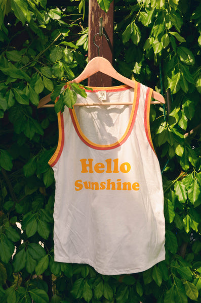 Hello Sunshine Screen Print Tank