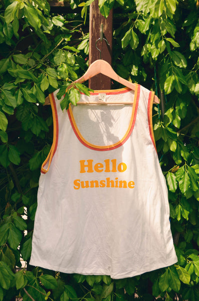 Hello Sunshine Screen Print Tank