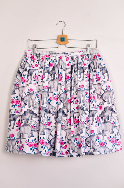 Tea Rex Organic Cotton Skirt