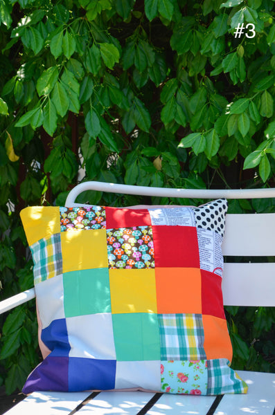 Recycled Patchwork Cushion Cover