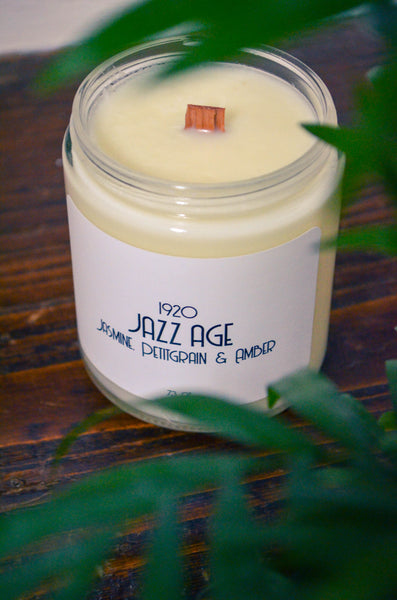 Jazz Age Wood Wick Scented Soy Candle 7.2 oz