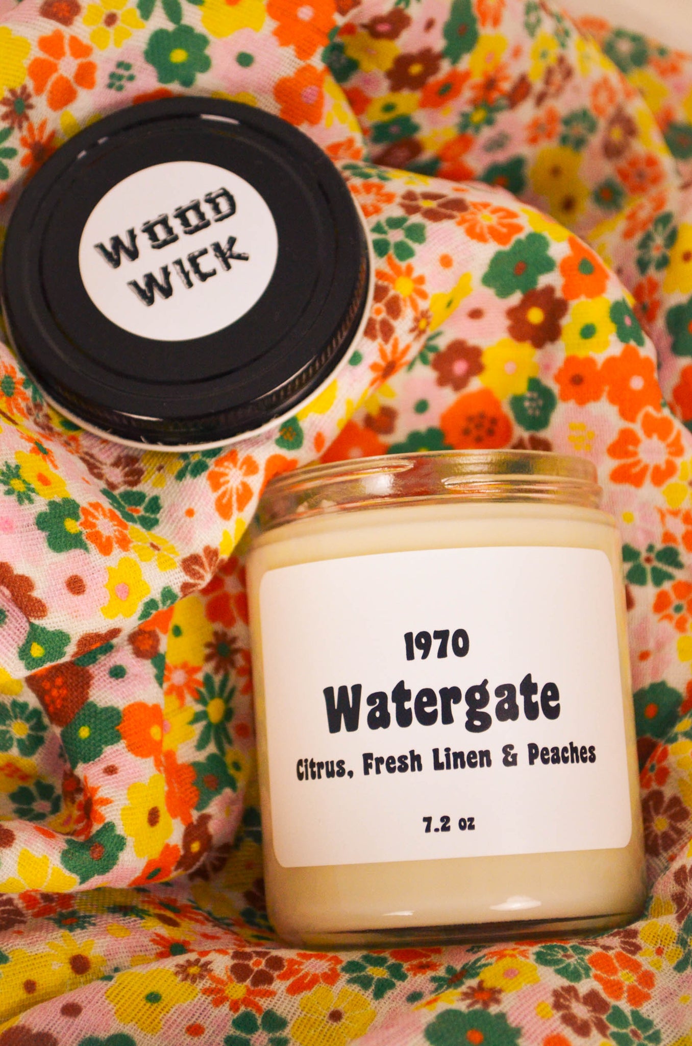 Watergate Wood Wick Scented Soy Candle 7.2 oz