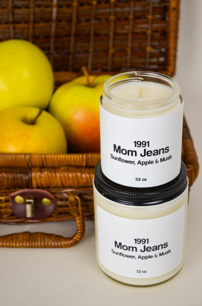 Mom Jeans Scented Soy Candle 7.2 oz