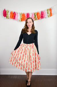 Martinis & Mistletoe Organic Cotton Skirt