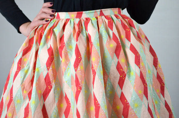 Martinis & Mistletoe Organic Cotton Skirt