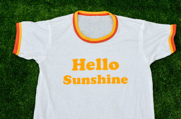 Hello Sunshine Unisex Screen Print Tee